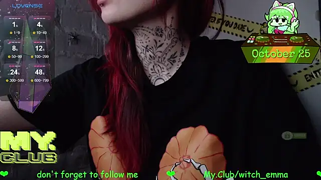 Snapshot of Witch_Emma chatting on October 2025 08:55:02 AM Witch Emma online show from October 2025 08:55:02 AM