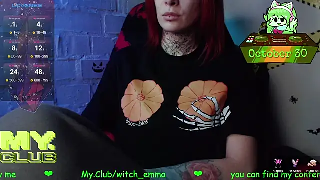 Snapshot of Witch_Emma chatting on October 2025 09:00:02 AM Witch Emma online show from October 2025 09:00:02 AM