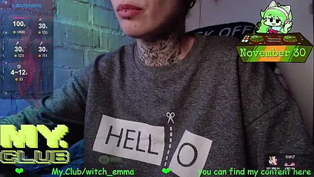 Snapshot of Witch_Emma chatting on November 2025 01:26:02 PM Witch Emma online show from November 2025 01:26:02 PM