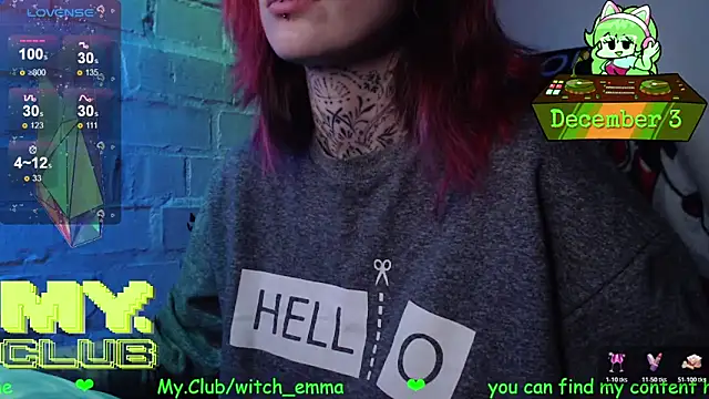 Snapshot of Witch_Emma chatting on December 2025 09:18:02 AM Witch Emma online show from December 2025 09:18:02 AM