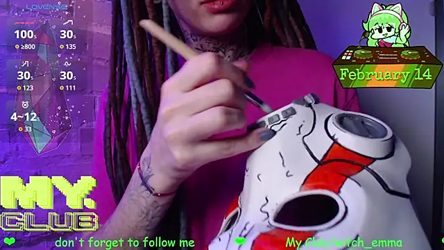 Witch Emma online show from February 2026 08:22:01 AM