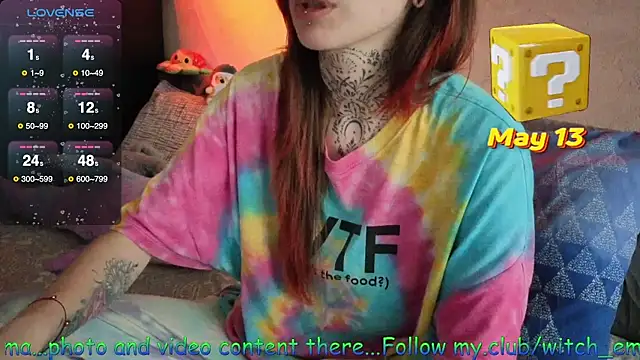 Witch Emma online show from May 2026 04:26:02 PM