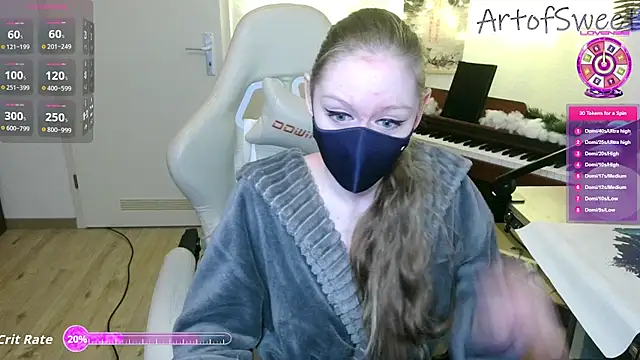 Snapshot of ArtofSweet chatting on January 2026 07:30:01 PM ArtofSweet online show from January 2026 07:30:01 PM