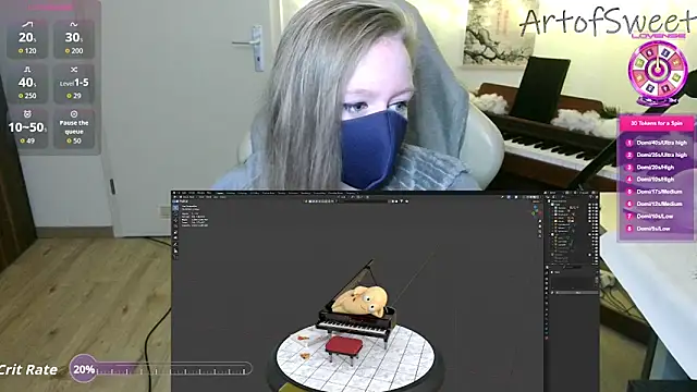 Snapshot of ArtofSweet chatting on January 2026 08:01:02 PM ArtofSweet online show from January 2026 08:01:02 PM