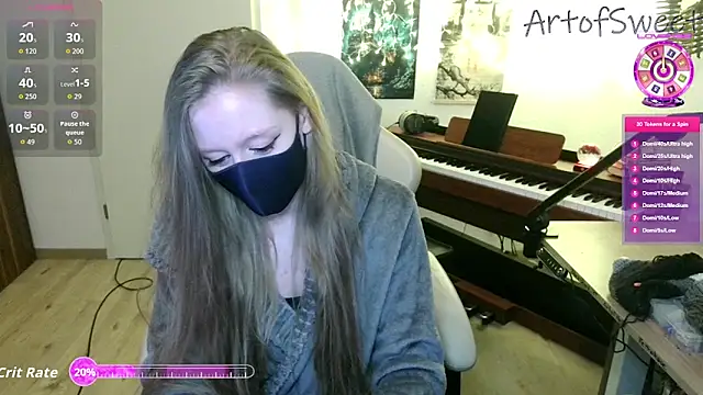 Snapshot of ArtofSweet chatting on February 2026 08:05:01 PM ArtofSweet online show from February 2026 08:05:01 PM