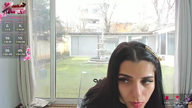 Snapshot of Sarabecker chatting on March 2025 10:18:02 AM Sarabecker online show from March 2025 10:18:02 AM