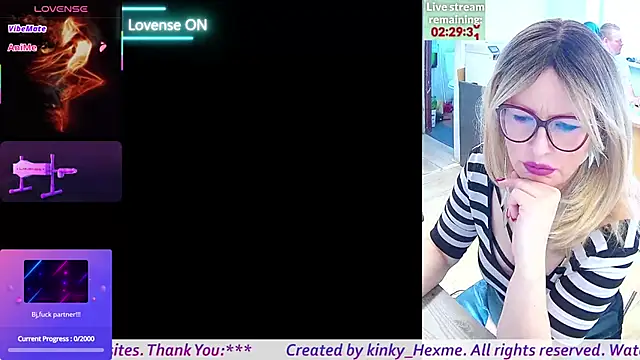 Snapshot of kinky_Hexme chatting on March 2026 10:01:01 AM kinky Hexme online show from March 2026 10:01:01 AM