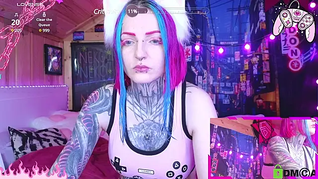 Snapshot of NekoCyber chatting on December 2024 01:51:01 AM NekoCyber online show from December 2024 01:51:01 AM