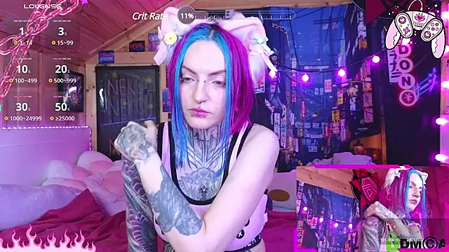 Snapshot of NekoCyber chatting on January 2025 08:22:01 AM NekoCyber online show from January 2025 08:22:01 AM