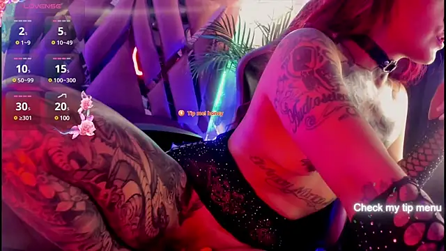 Snapshot of Megan_inked chatting on February 2025 07:01:01 AM Megan inked online show from February 2025 07:01:01 AM