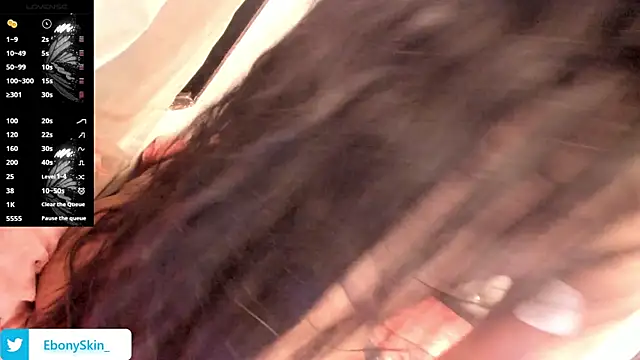 Snapshot of EbonySkin chatting on February 2025 09:19:01 AM EbonySkin online show from February 2025 09:19:01 AM