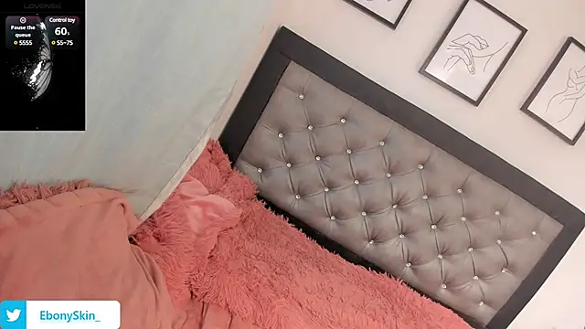 Snapshot of EbonySkin chatting on February 2025 09:11:02 PM EbonySkin online show from February 2025 09:11:02 PM