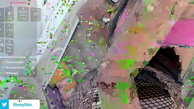 Snapshot of EbonySkin chatting on September 2025 08:32:02 PM EbonySkin online show from September 2025 08:32:02 PM