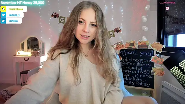 Snapshot of ImKeira chatting on November 2025 12:31:02 PM ImKeira online show from November 2025 12:31:02 PM