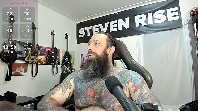 Snapshot of StevenRiseNYC chatting on February 2025 12:47:02 PM StevenRiseNYC online show from February 2025 12:47:02 PM
