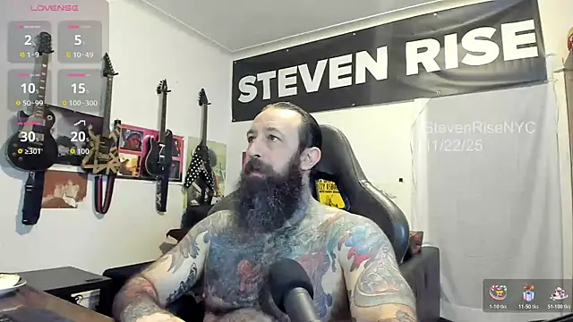 StevenRiseNYC online show from November 2025 10:31:01 PM